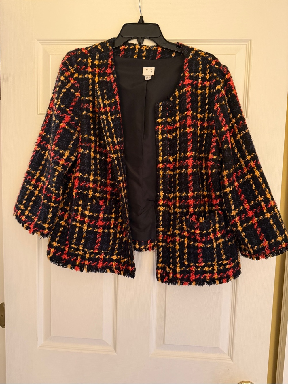 a new day Multicolor Plaid Blazer